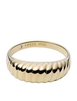 Women's Plated Stainless Steel Ring