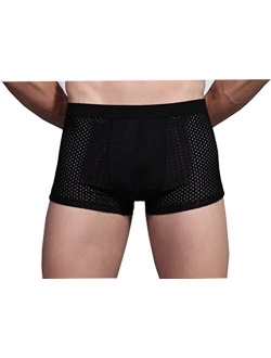 Hoerev Men Bamboo Fibre Shorts Trunks Underwear Pack of 4