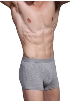 Hoerev Men Bamboo Fibre Shorts Trunks Underwear Pack of 4