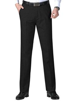 Hoerev Mens Linen Casual Trousers, Casual Pants