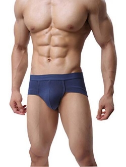 Hoerev Pack of 4 Men's Bamboo Fiber Briefs Underwear