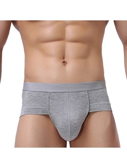 Hoerev Pack of 4 Men's Bamboo Fiber Briefs Underwear