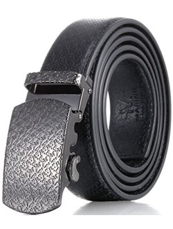 Mio Marino Classic Ratchet Belt - Premium Leather - 1.38 Wide - Adjustable Buckle