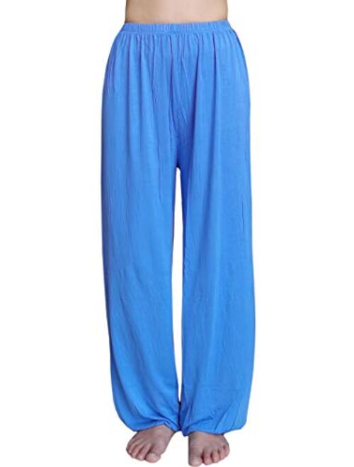 Hoerev Men Women Super Soft Yoga Pants Trousers Taiji Lounge Pant