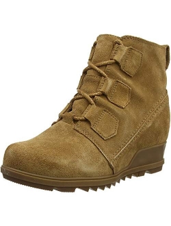 - Women's Evie Lace Waterproof Suede Ankle Bootie