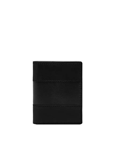 Fossil Men's Leather Slim Minimalist Bifold Front Pocket Wallet