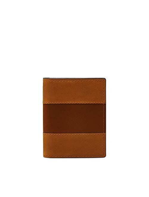 Fossil Men's Leather Slim Minimalist Bifold Front Pocket Wallet