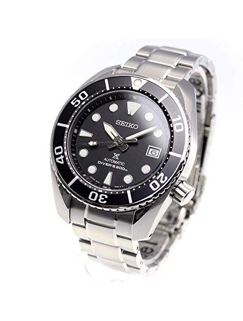 Seiko Prospex 3rd Gen"Sumo" Diver's 200m Automatic Black Dial Sapphire Glass Watch SPB101J1