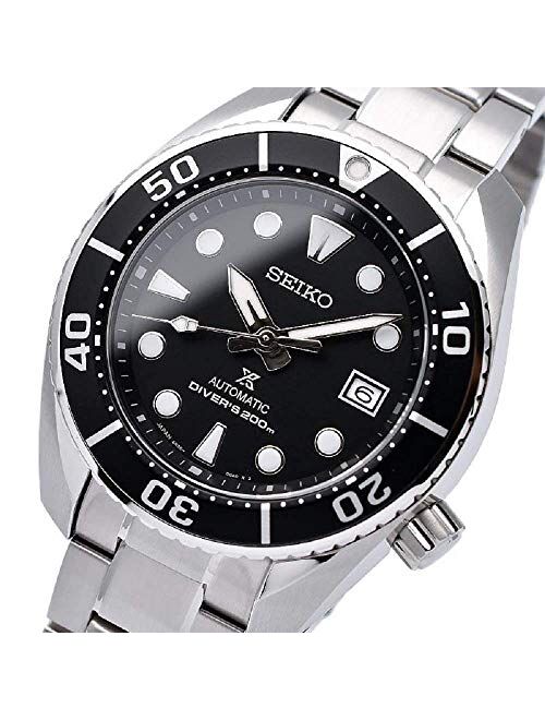 Seiko Prospex 3rd Gen"Sumo" Diver's 200m Automatic Black Dial Sapphire Glass Watch SPB101J1