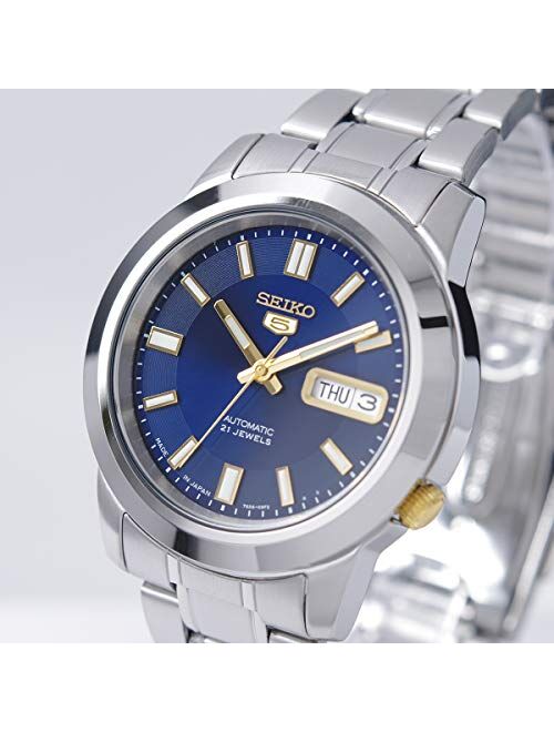 Seiko 5 Automatic Blue & Gold Dial Gents SNKK11J1