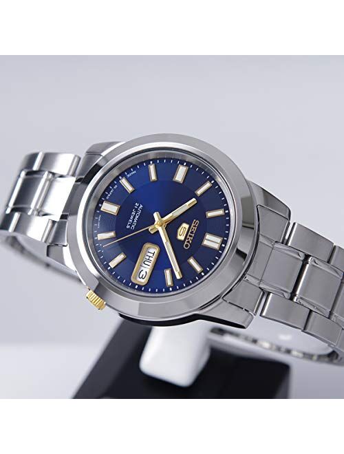 Seiko 5 Automatic Blue & Gold Dial Gents SNKK11J1