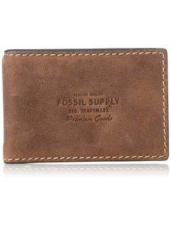 Men's Russell Leather RFID blocking Bifold Wallet, Cognac