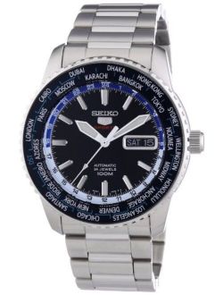 Sieko Men's SRP125 Stainless Steel Analog with Blue Dial Watch