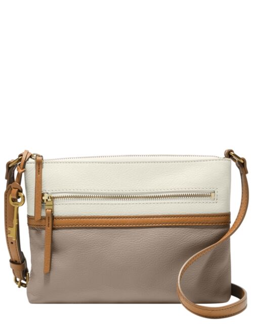 Buy Fossil Fiona East West Leather Crossbody online | Topofstyle