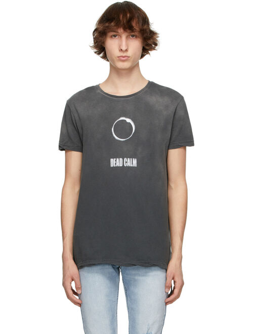 Grey 'Calm' Seeing Lines T-Shirt