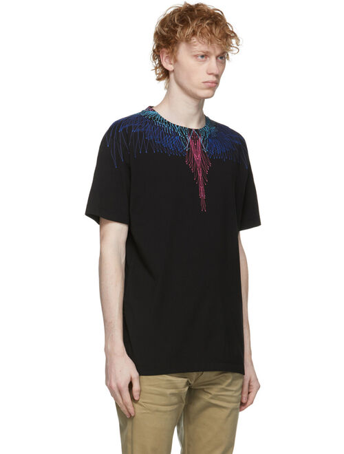 Black & Multicolor Wings T-Shirt