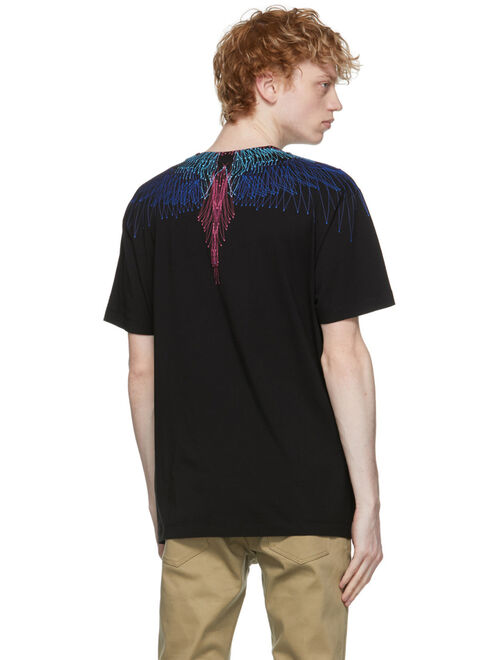 Black & Multicolor Wings T-Shirt