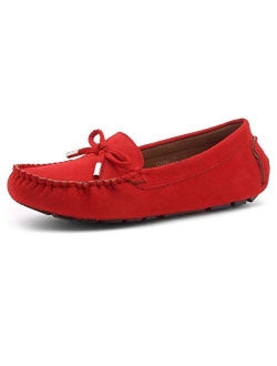 Canal Women's Casual Bowknot Penny Loafers Moccasins Driving Shoes Slip on Flat Boat Shoes