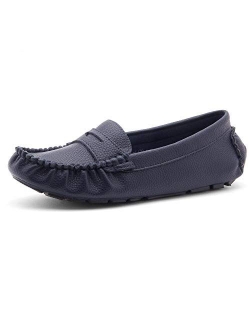 Canal Women's Casual Bowknot Penny Loafers Moccasins Driving Shoes Slip on Flat Boat Shoes