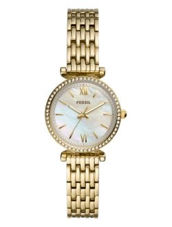 Women's Carlie Mini Gold-Tone Stainless Steel Bracelet Watch 28mm