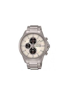 Men's SSC251P1 Solar Chronograph Stainless Steel 100M Water Resistance Watch