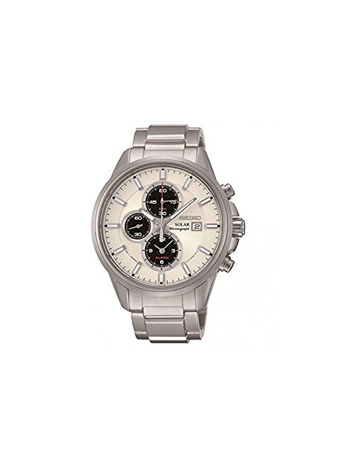 Seiko Men's SSC251P1 Solar Chronograph Stainless Steel 100M Water Resistance Watch