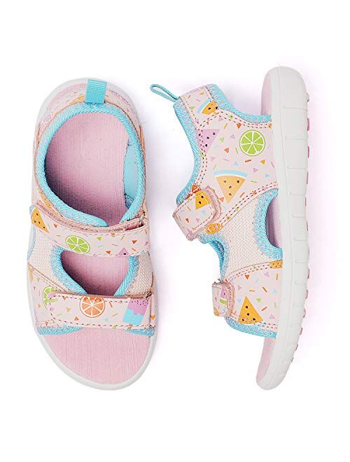 Ataiwee Toddlers Girls Sport Sandals, Athletic Open Toe Outdoor Summer Walking Water Shoes (Toddler/Little Kid).