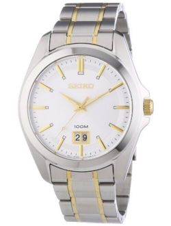 White Dial Two-Tone Mens Watch SUR011