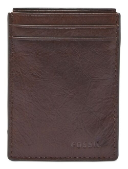 Men's Neel Leather Magnetic Card Case