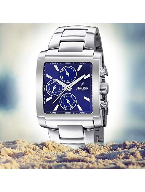 Festina | Mens Stainless Steel Chronograph | Blue Dial | F20423/2