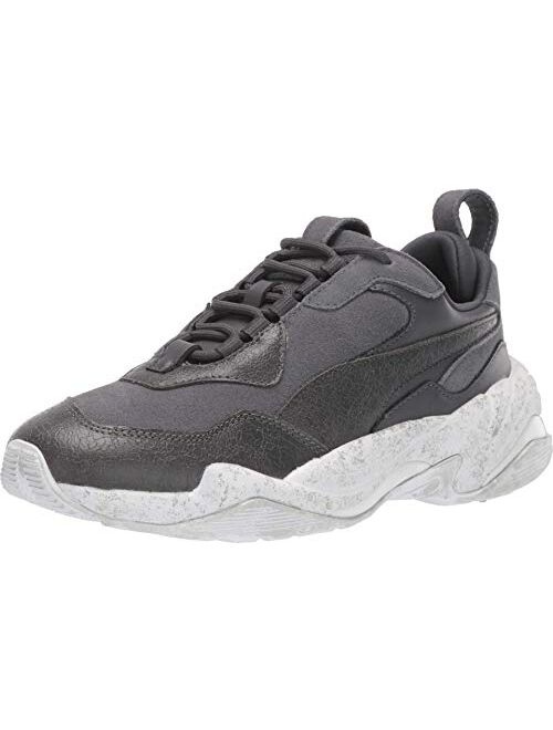 PUMA Womens Thunder Distressed Lace Up Sneakers Shoes Casual - Black