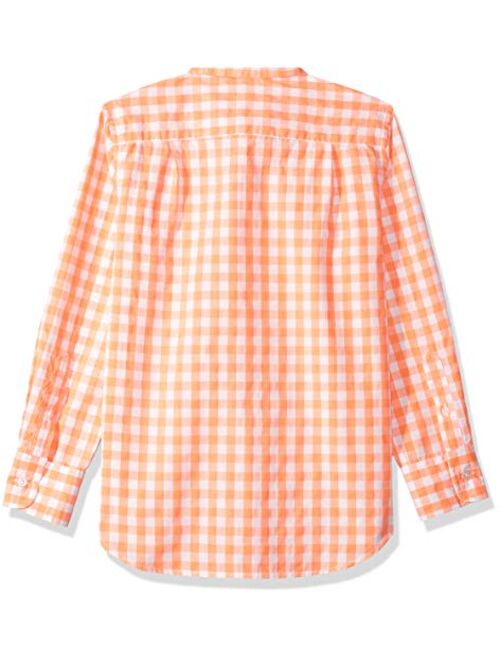 Amazon/ J. Crew Brand- LOOK by crewcuts Boys' Long Sleeve Gingham Shirt