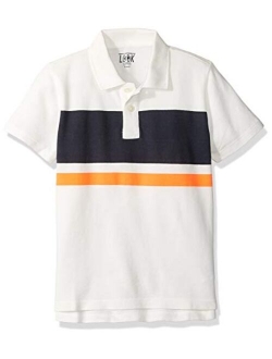 LOOK by crewcuts Boys' Short Sleeve Polo