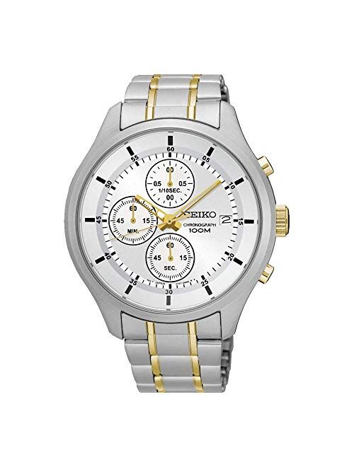 Seiko Men's SKS541 Silver Metal Quartz Fashion Watch