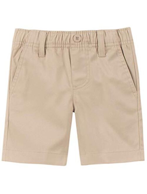 Nautica Boys' School Uniform Flat Front Twill Short