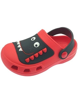 Clogs Kids Cute Garden Shoes Boys Girls Comfort Indoor Outdoor Slippers Soft Walking Beach Sandals Toddler/Little Kid