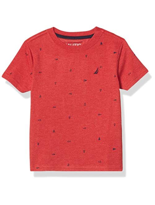 Nautica Boys' Short Sleve Printed T-Shirt