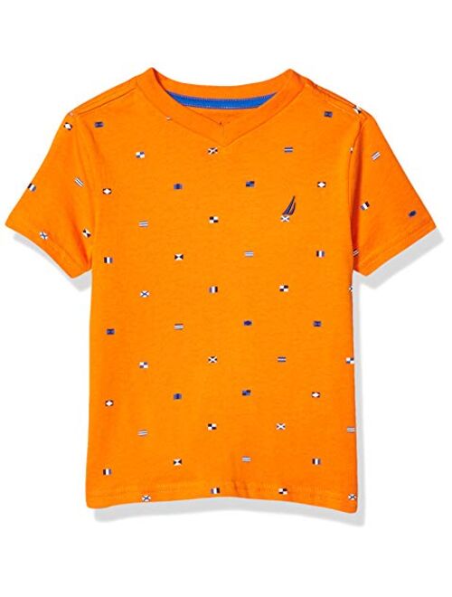 Nautica Boys' Short Sleve Printed T-Shirt