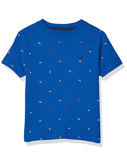 Nautica Boys' Short Sleve Printed T-Shirt