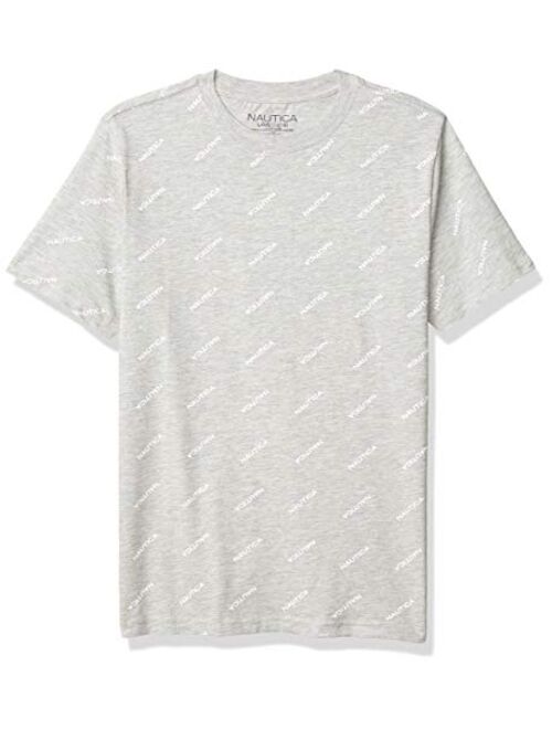 Nautica Boys' Short Sleve Printed T-Shirt