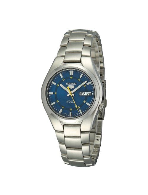 SNK615K1 Seiko 5 Automatic Mens Analog Blue Business Automatic Seiko