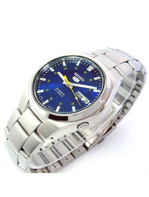 SNK615K1 Seiko 5 Automatic Mens Analog Blue Business Automatic Seiko