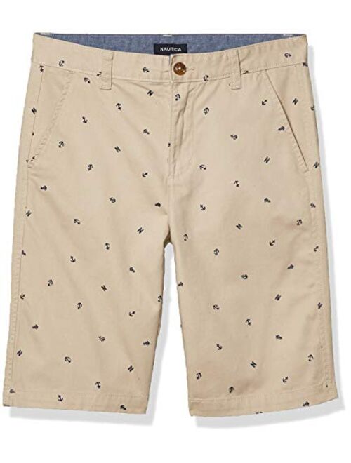 Nautica Boys' Flat Front Shorts