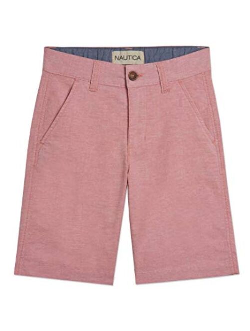 Nautica Boys' Flat Front Shorts