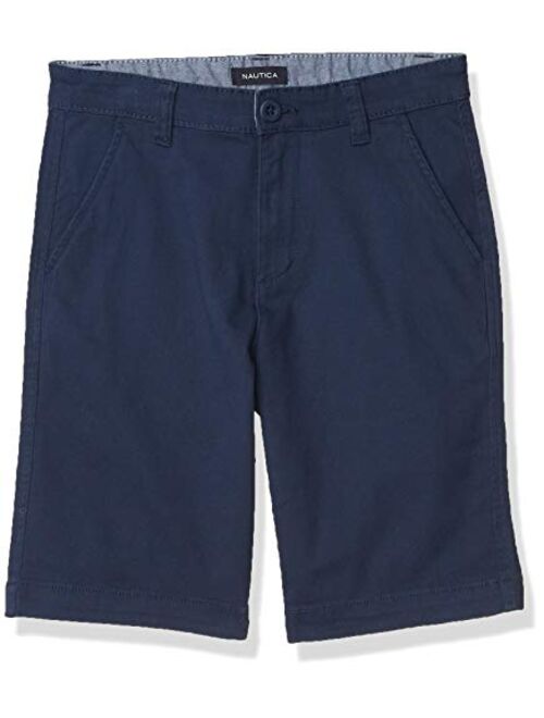 Nautica Boys' Flat Front Shorts