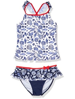 Girls' Two-Piece Bikini Swimsuit Bathing Suit