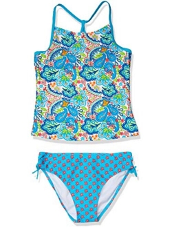 Girls' Two-Piece Bikini Swimsuit Bathing Suit