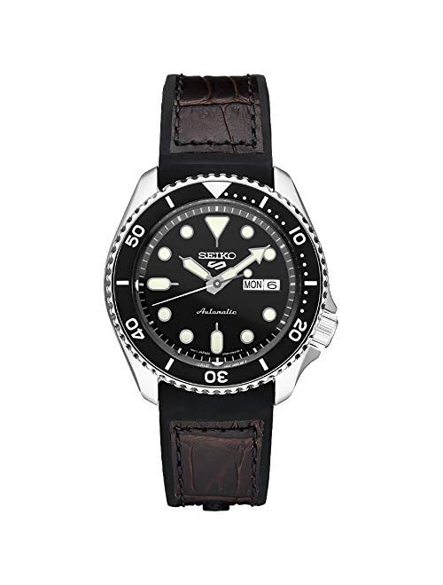 Seiko SRPE21 Seiko 5 Sports Men's Watch Brown, Black 42.5mm Stainless Steel