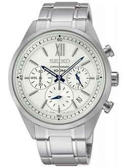 Neo Sport SSB153 P1 Silver with White Dial Stainless Steel Men's Quartz Chronograph Watch