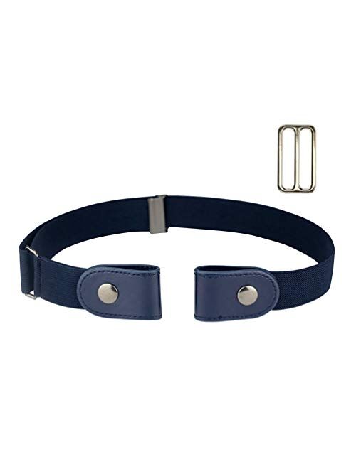 No Buckle Stretch Belt for Women/Men Invisible Elastic Buckle Free Belts